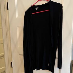 a new day Women's Black Open-Front Cardigan